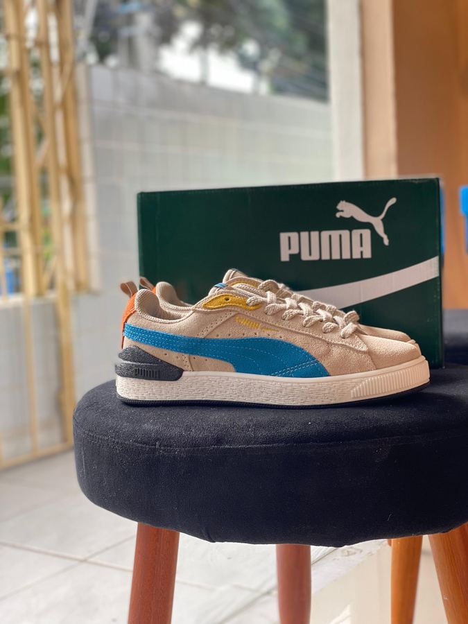Tênis Puma XL Areia/azul