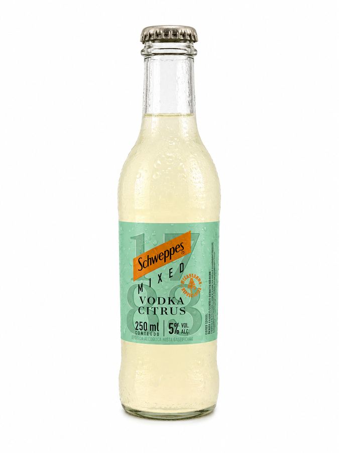 Long Schweppes vodka citrus 250ml.