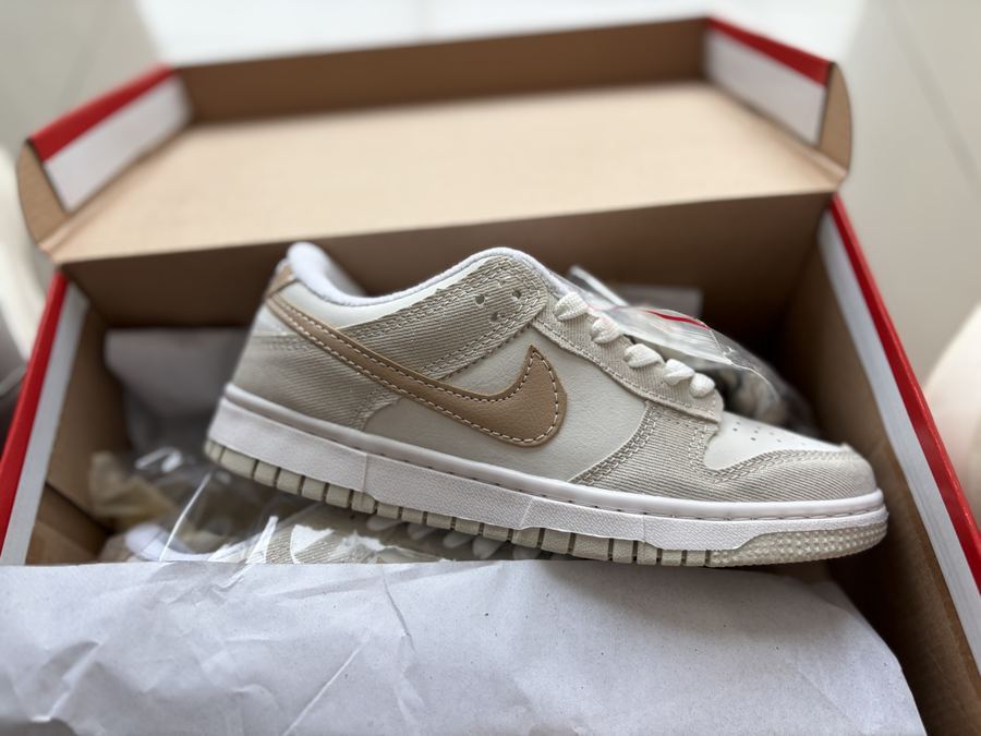 Tênis Nike Dunk Off/white brilho Premium