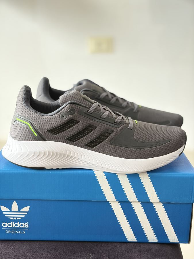 Tênis Adidas Falcon Grafite/verde limão 1°Linha