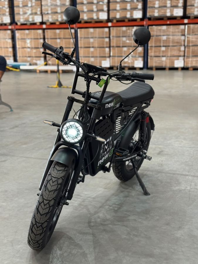 Bicicleta Elétrica New E-Bike QJE-05 1000W com Bateria 48V 18Ah